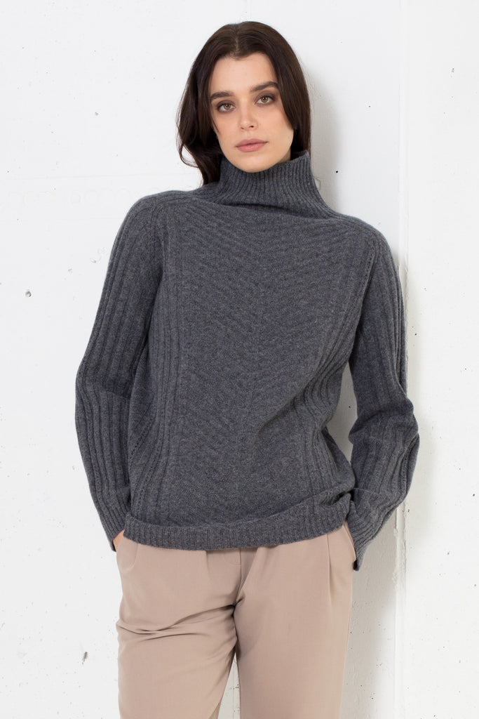 Viola Stila cashmere-merino wool sweater