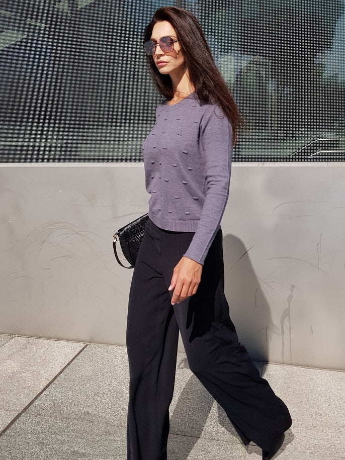 Viola Stils Cashmere blend super soft pullover Seamless