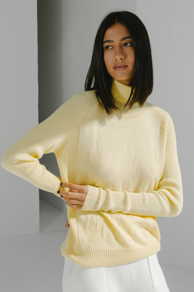 Viola Stils Fine knit extra fine merino turtle neck sweater