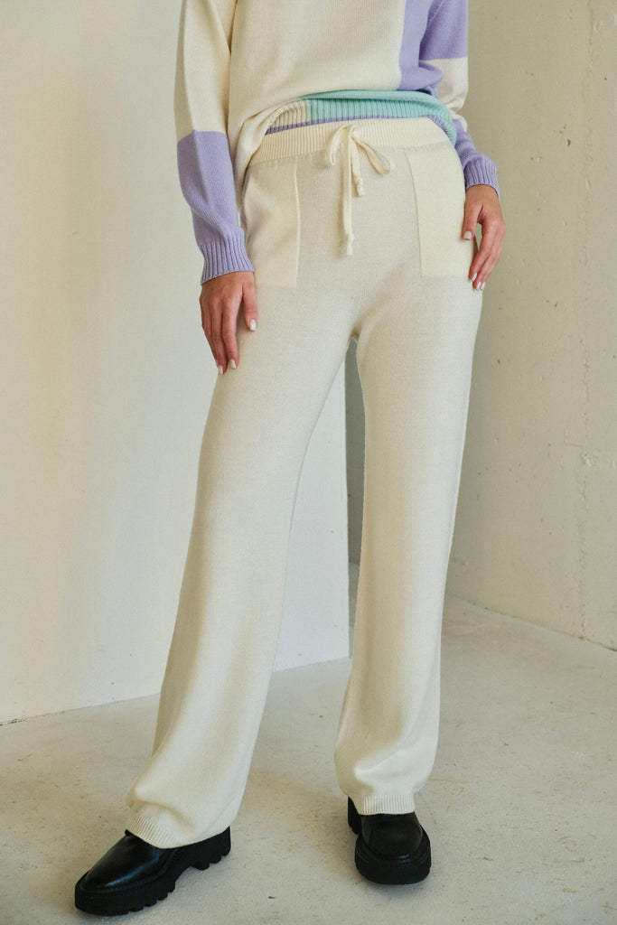 Merino wool patterned pants  Gill